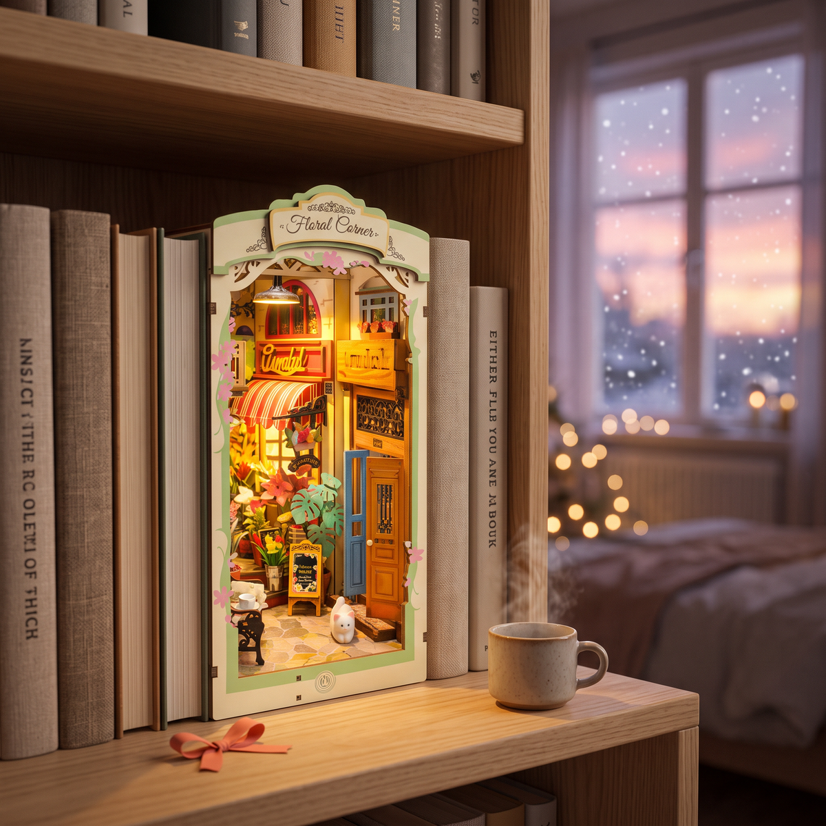 🌸 The Blooming Café Book Nook