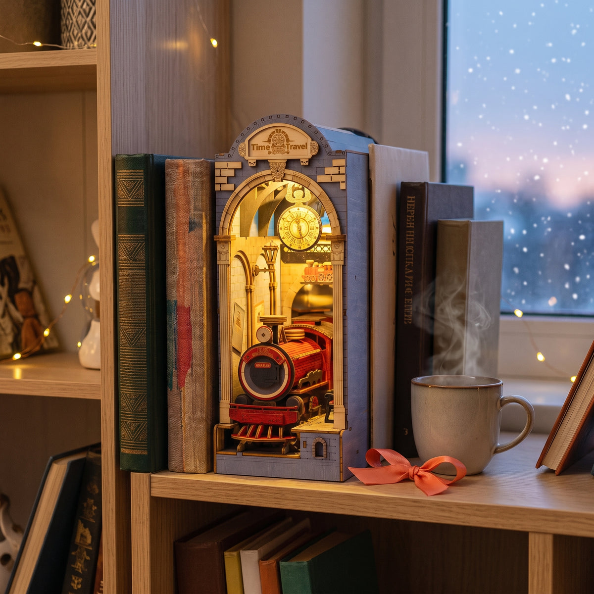 🚂 The Time Traveler's Station Book Nook